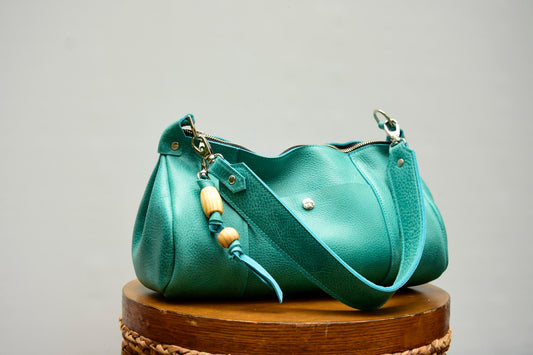 SALE -  Piper Baguette Leather Shoulder Bag
