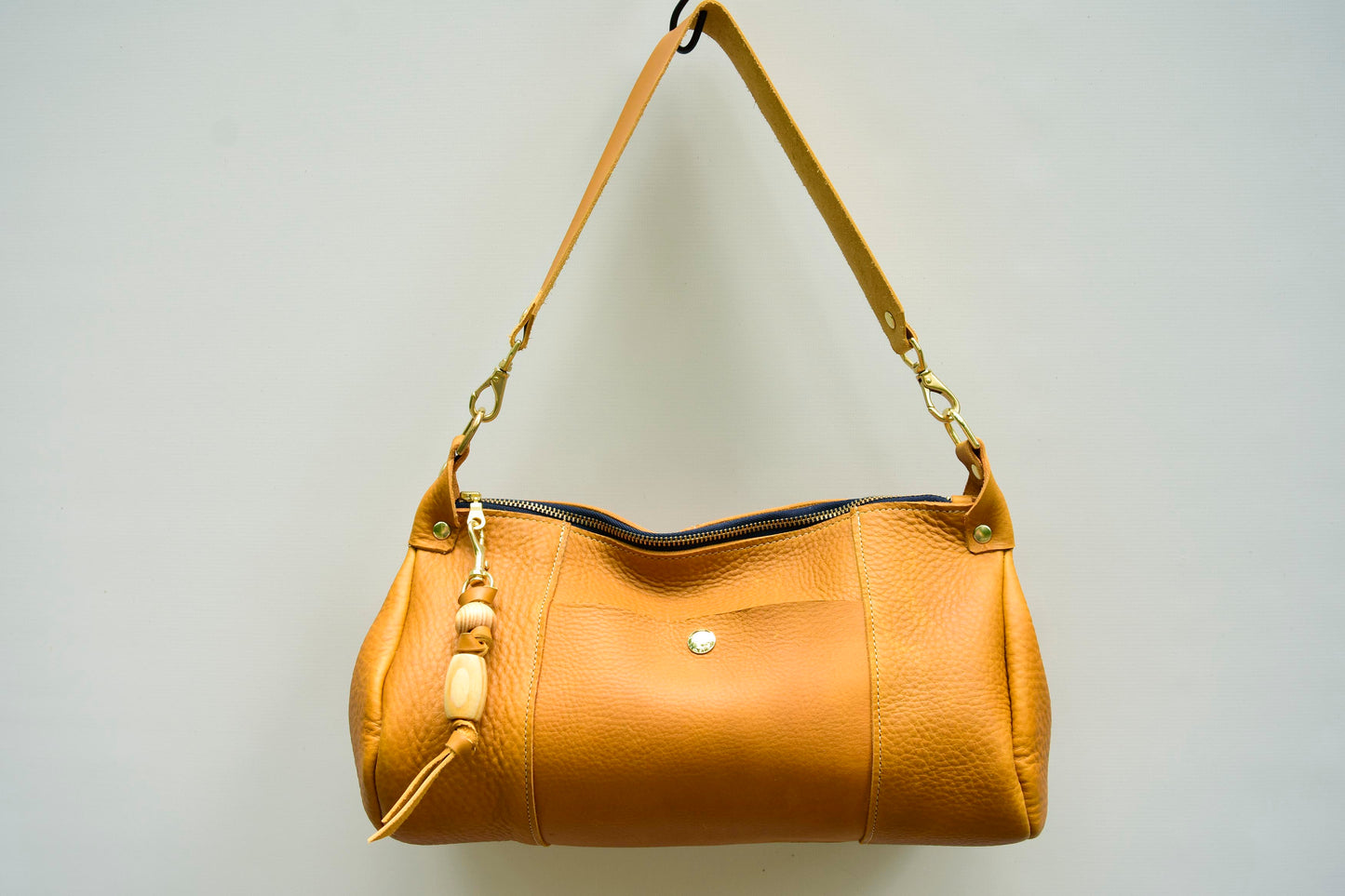 Piper Baguette Leather Shoulder Bag