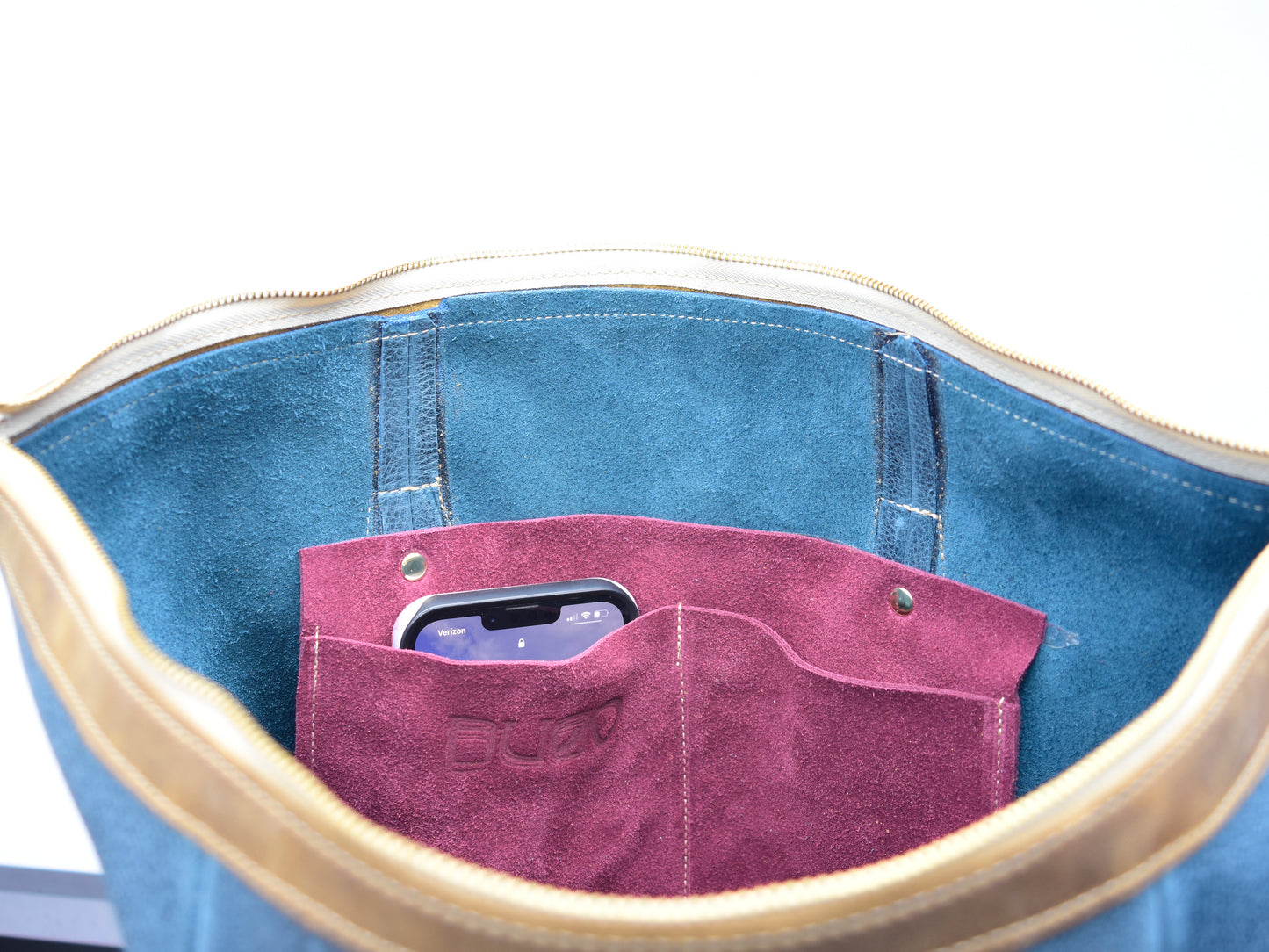 Eliot Oversized Leather Tote / Weekender  duffle