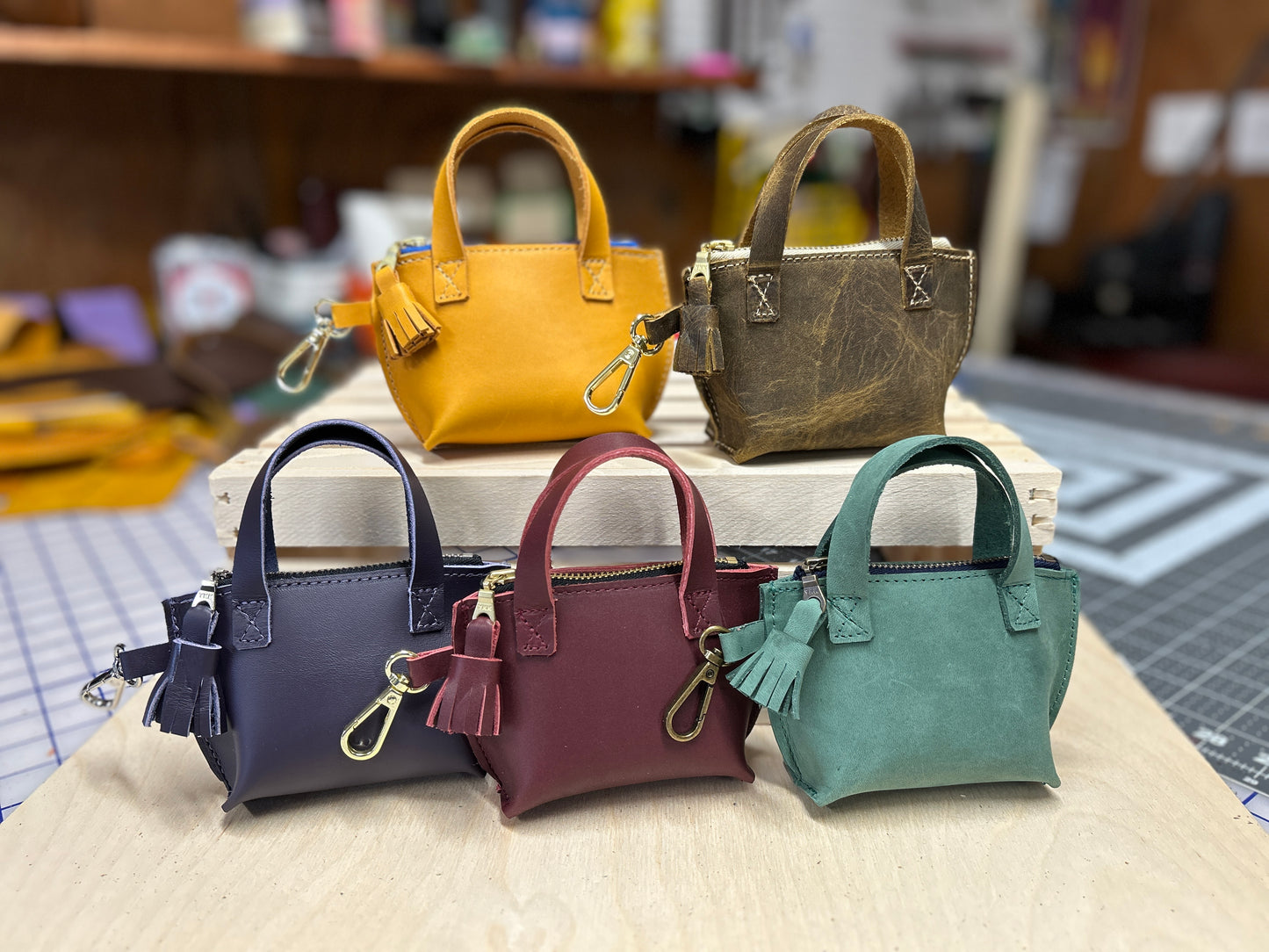 Itsy Bitsy Teeny Tote Coin Pouch