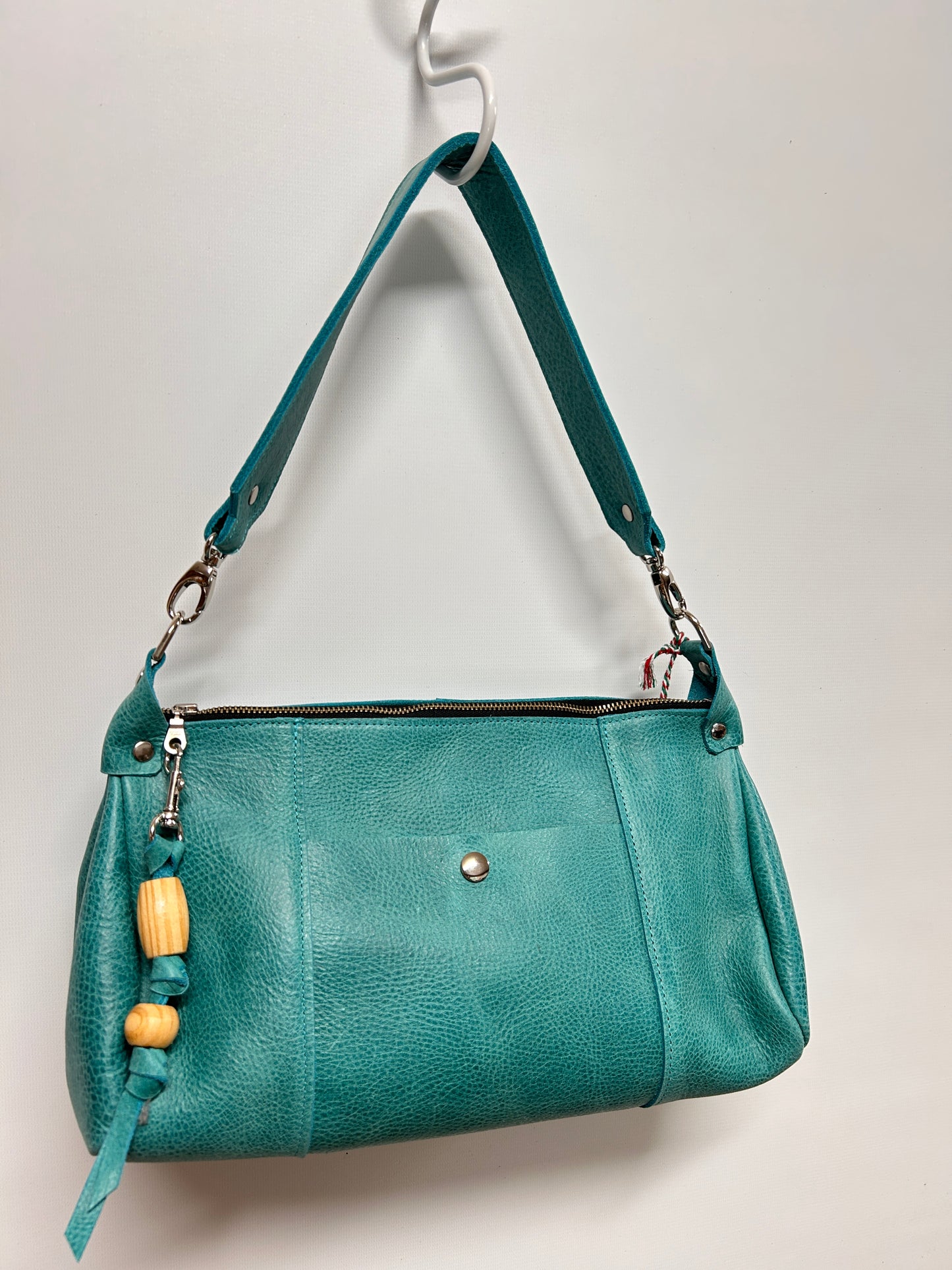 SALE -  Piper Baguette Leather Shoulder Bag