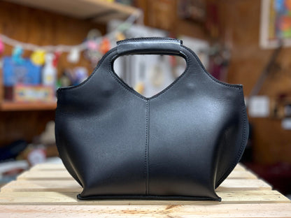 Jannie Leather Mini Satchel Bag