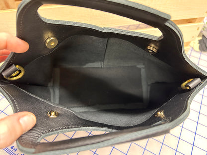 Jannie Leather Mini Satchel Bag