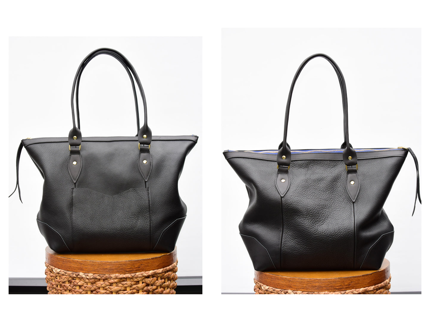 Eliot Oversized Leather Tote / Weekender  duffle