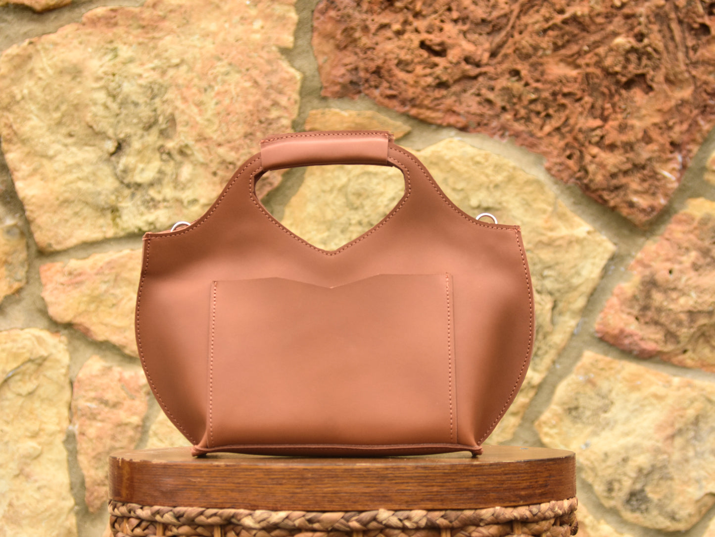 Jannie Leather Mini Satchel Bag