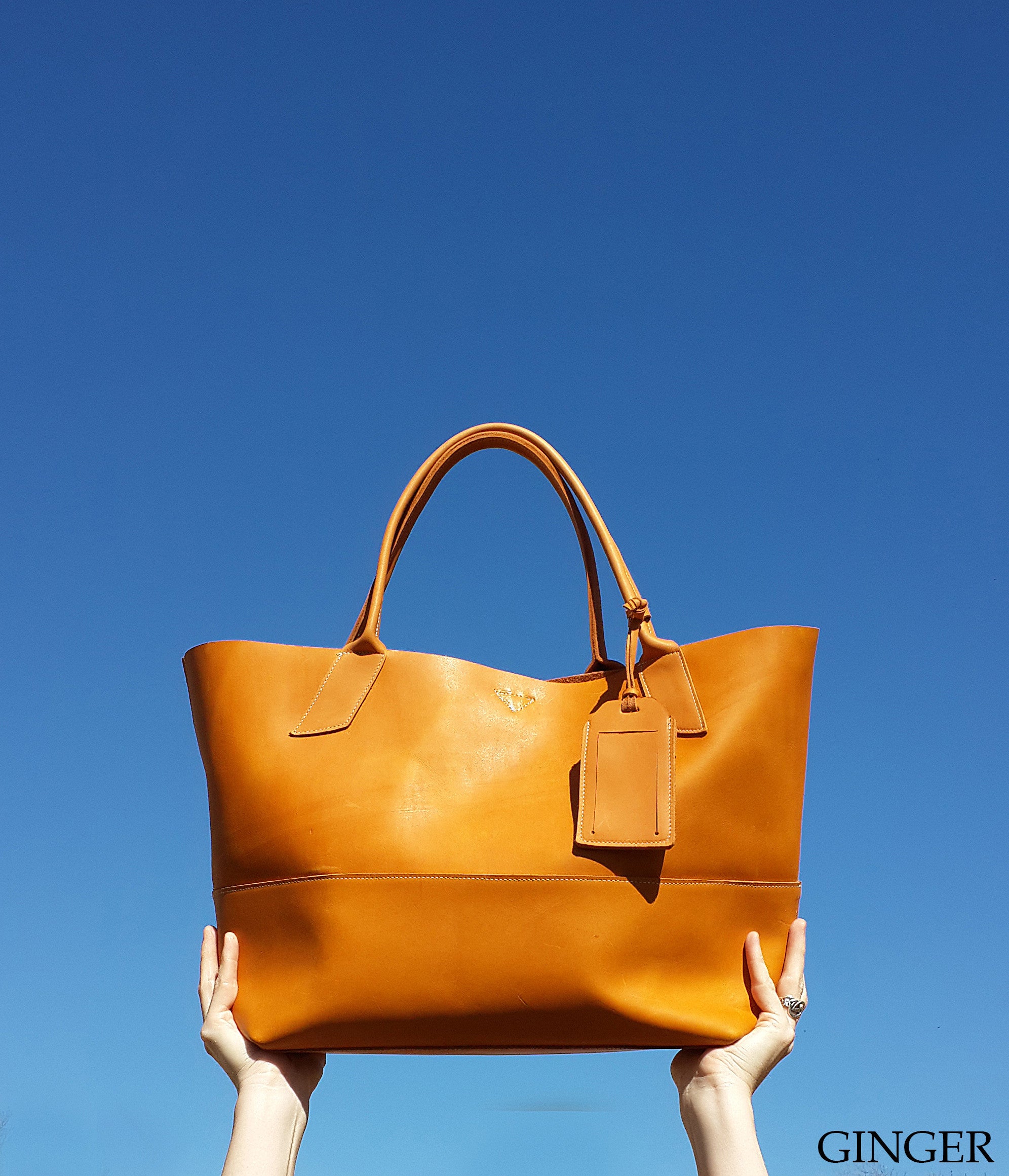 Savannah Leather Tote Bag