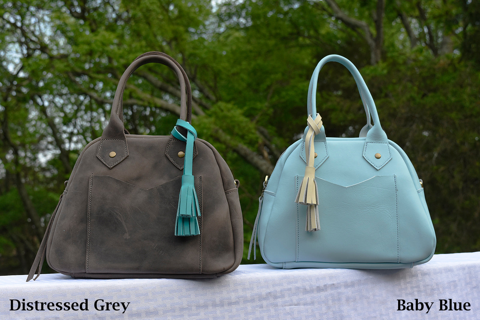 Turquoise Leopard Handbag » Hoi An Real Leather » Da Bao Real Leather