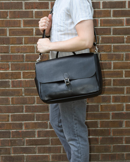 Emerson Leather Messenger Bag