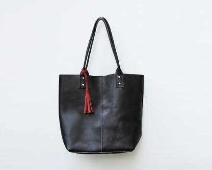 Athena Leather Tote Bag /  Women's Leather Tote