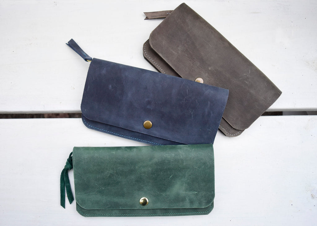 Catalina Leather Hobo Bag - Women's Leather Purse – BuboHandmade