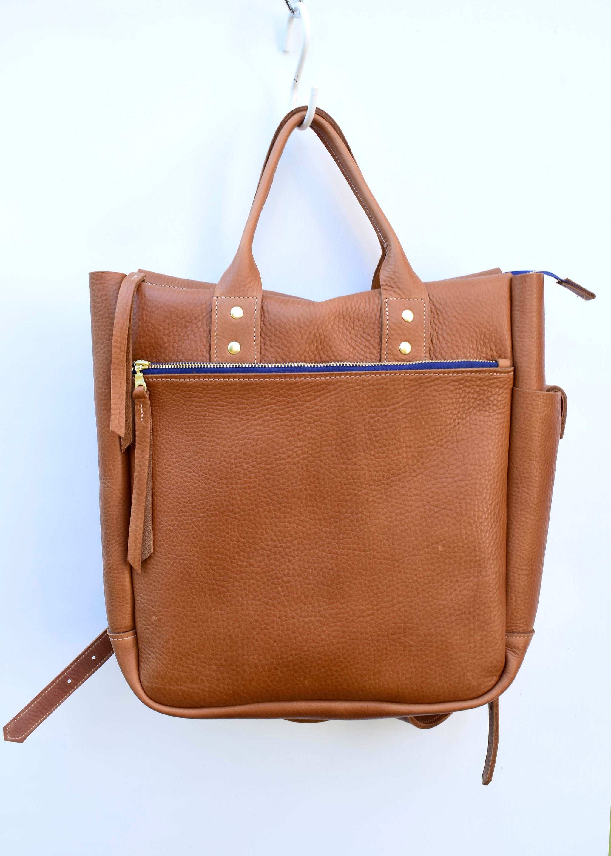 Unisex Brown Tot Leathers Bag
