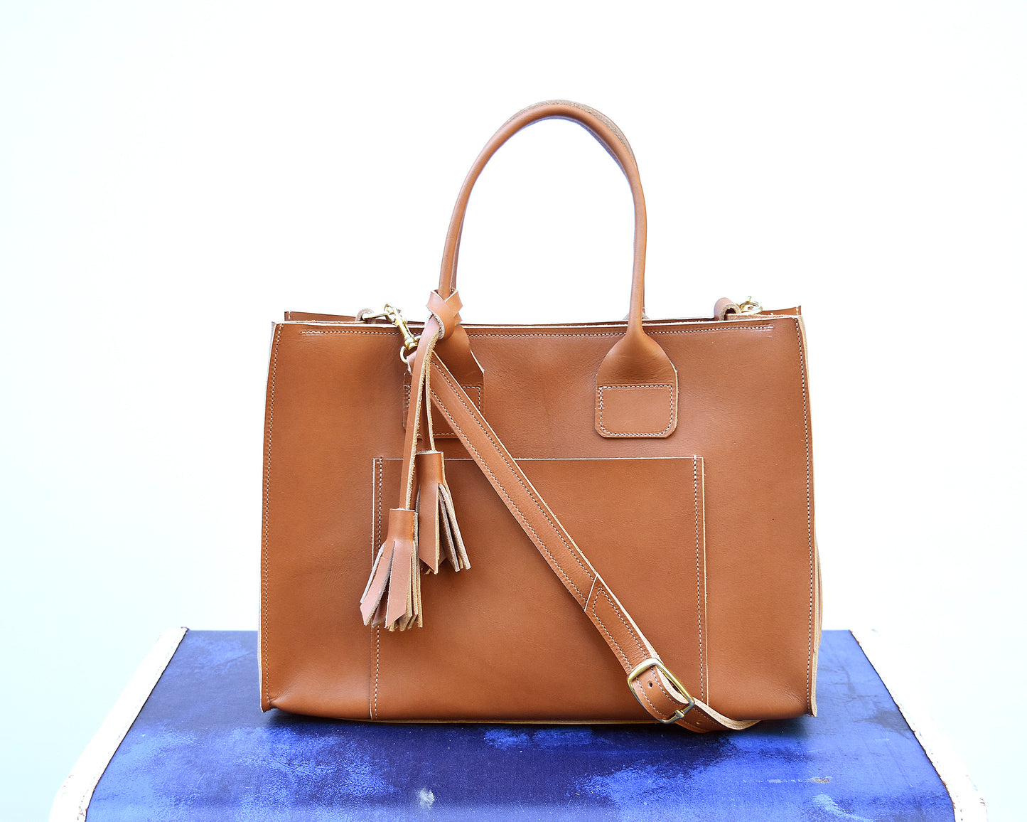 Stella Leather Tote Bag