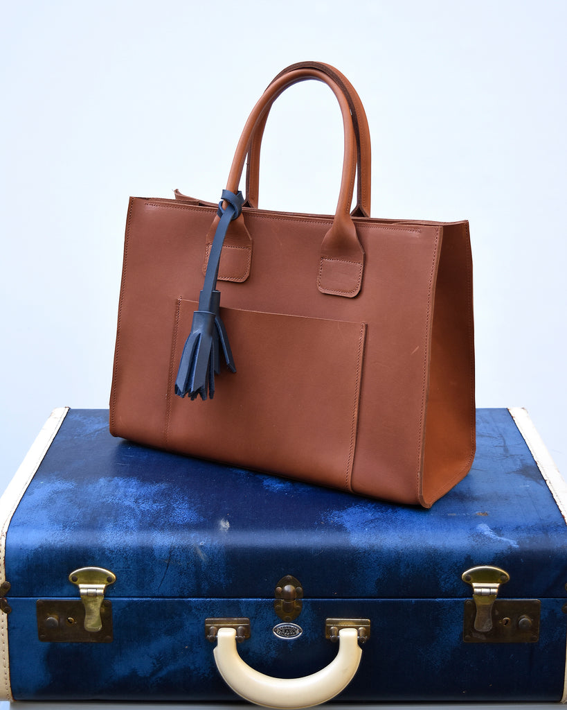 Stella Leather Tote Bag