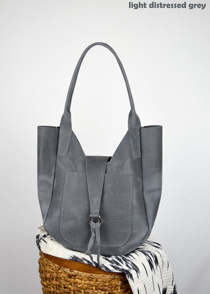 Lucy Leather Tote