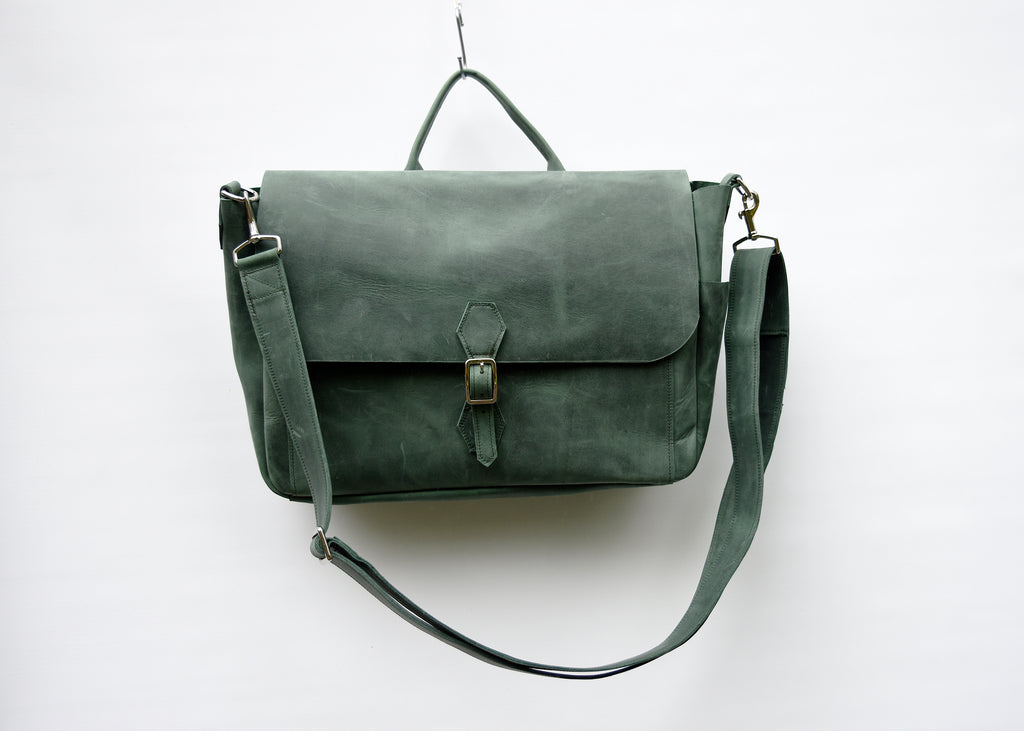 Emerson Leather Messenger Bag