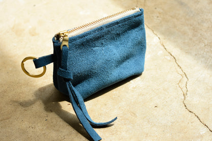 Lil' Softie - Suede Zip Coin Pouch