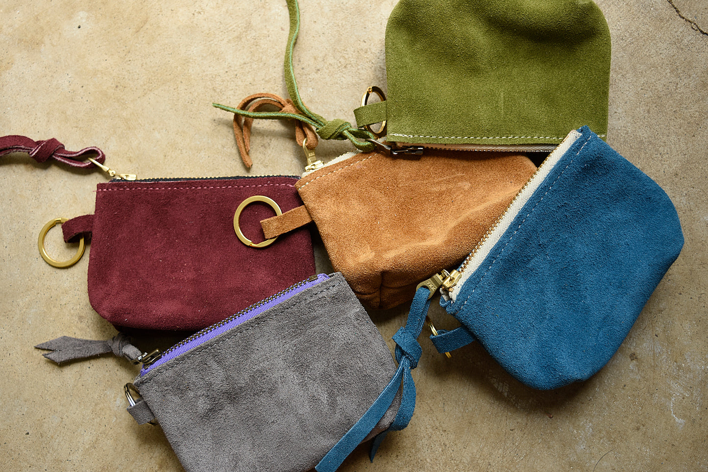 Lil' Softie - Suede Zip Coin Pouch