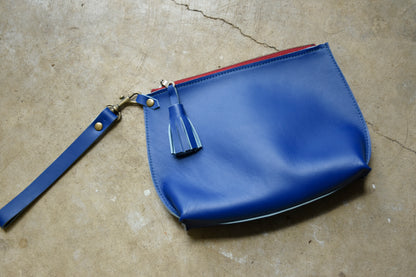 Everyday Leather Wristlet Clutch