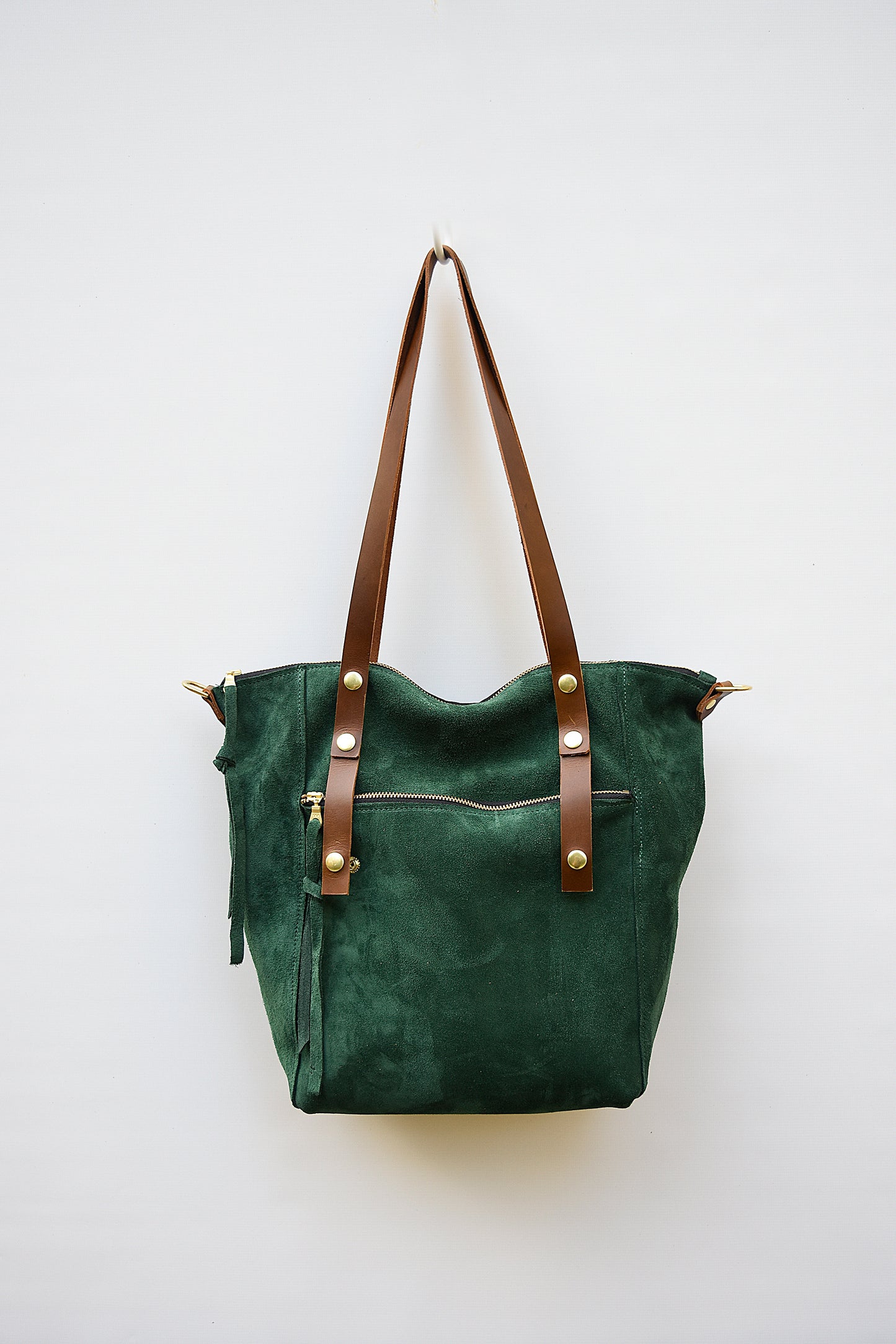 Zelda Leather Suede Tote