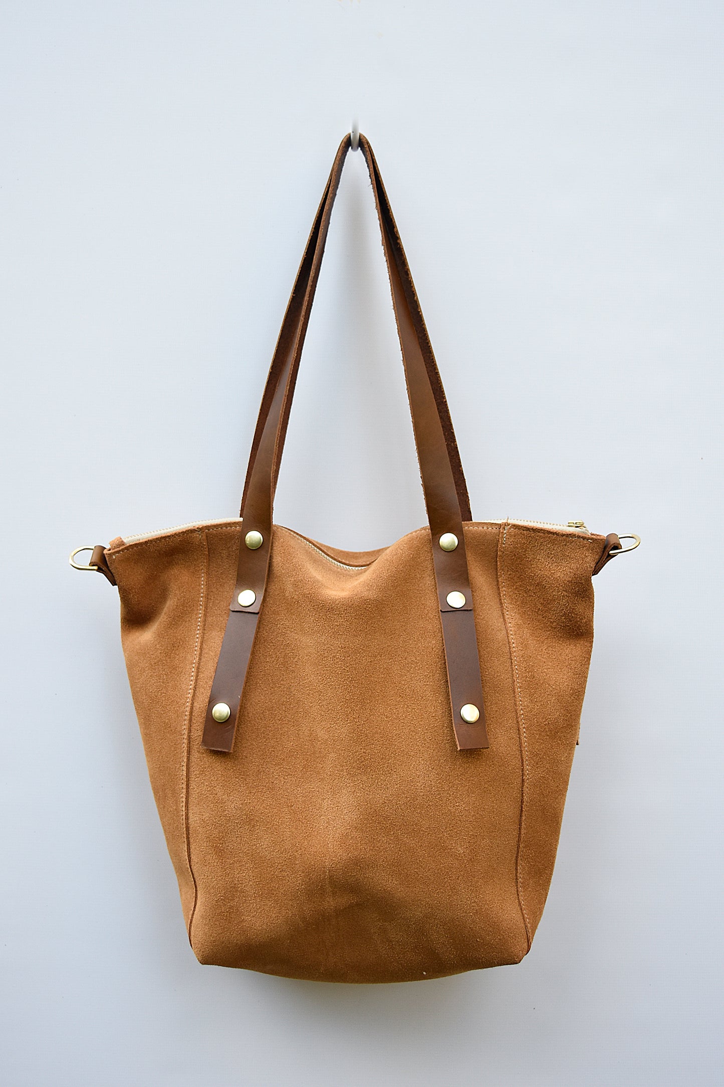 Zelda Leather Suede Tote