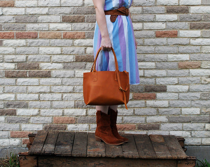 Small Everyday Leather Tote