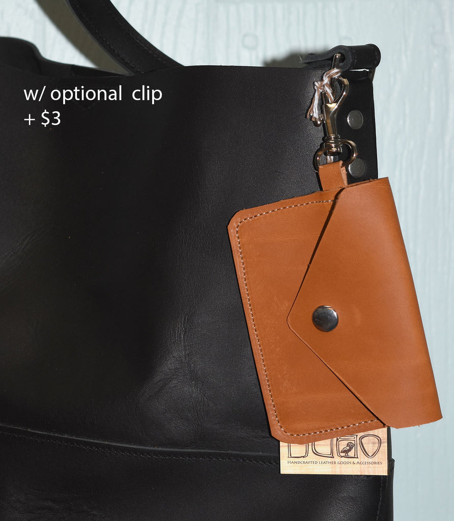 Envelope Leather Card Holder / Wallet