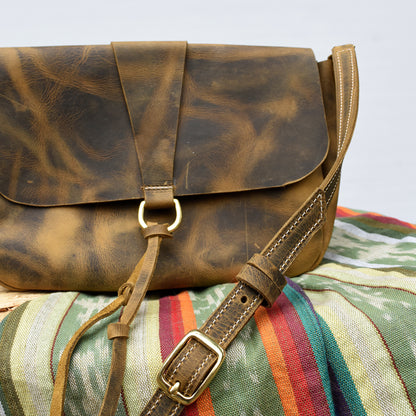 Penny Leather Crossbody Bag