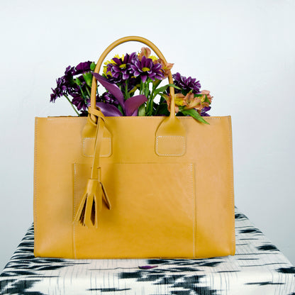 Stella Leather Tote Bag