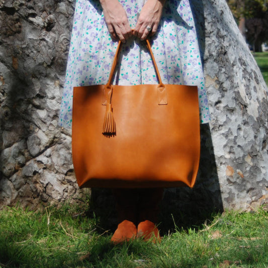 Large Everyday Tote - Large Leather Tote